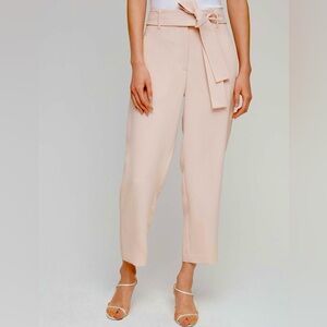 Wilfred Aritzia Tie-Front pants in Coral Blush size 2